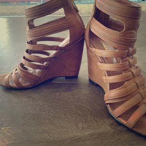 Strapping ankle booties from express